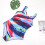 Lavprofil Plus-Size Gradient Stripe One Piece Badedrakt, Flerfarget, Polyester 6