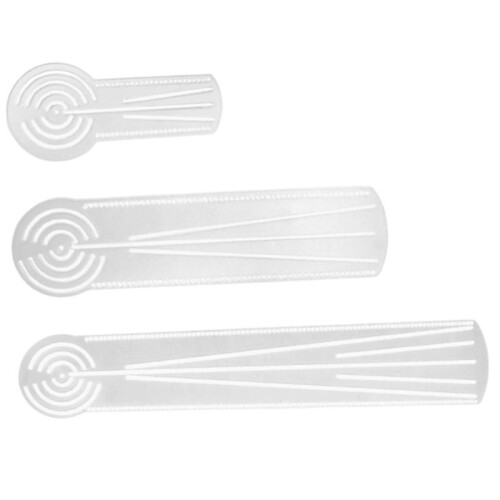 Mandala Ruler Tool with Holes, Mandala Dot Art Circle Maker, Compass Protractor Straight Dotting Ruler 1