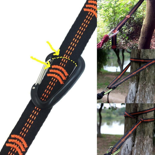 Adjustable Tree Hanging Hammock Straps, Blue (2 Count) 2