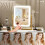 Makeup Vanity Mirror with Lights Large LED Lighted Mirror, MakeUp Mirror with Lighting for Bedroom Tabletop,  Touch 3