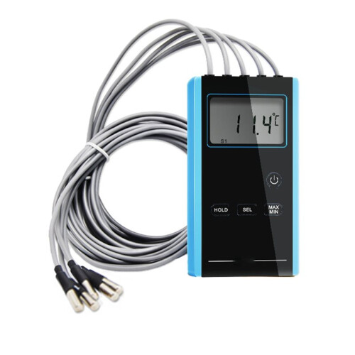 High-Accuracy Electronic Multi-Point Thermometer OYTM-5S Portable for Laboratory Use 2