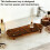 Acryl-Tablett-Organizer mit Schildpattmuster, Schminktisch-Tablett mit Leopardenmuster für Nachttisch, Kommode oder Badezimmer 4