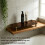 Acryl-Tablett-Organizer mit Schildpattmuster, Schminktisch-Tablett mit Leopardenmuster für Nachttisch, Kommode oder Badezimmer 5