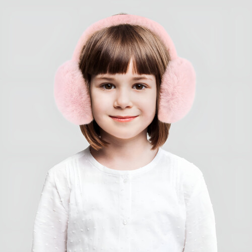Winter Kids Plush Foldable Ear Muffs 1