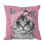 Kussensloop met dierenprint (45 x 45 cm) van fluweelstof 2