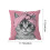 Kussensloop met dierenprint (45 x 45 cm) van fluweelstof 3