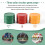 Red Yellow Green Round Shaped  Poker Chips Lucky Game Props 69 Pcs 4