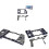 A0NB Game Boy Micro Replacement Front and Rear Frame Shell, for  GBM Game Console Stand for Portable Storage 2