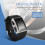 Montre a quartz Noir d'Affichage en LED rouge 3