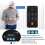 Gorro Morttic com Bluetooth, farol de LED, recarregável e mãos-livres, compatível com dispositivos Bluetooth – Branco 3