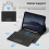 Smart Case Touchpad s klávesnicou pre Samsung A9+ Plus 4