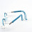 High Quality Lens Trial Frame Single PD with Spare Nose Pad 54 5