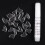 20 pcs Soft Nail Caps For Cat Pet Claw Control Paws off + Adhesive Glue -Transparent,Size M 9