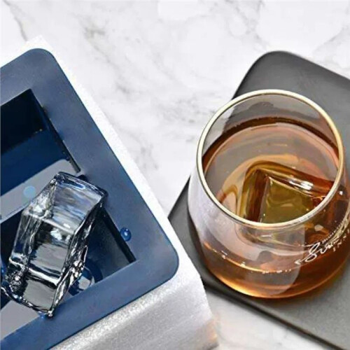 Whiskey Plastic Silicone Cream Square Block Container Easy Release Modern Makers Silicone Mold Bucket Box 2