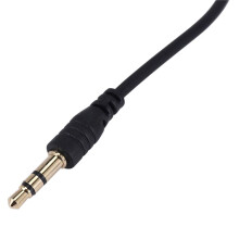 High Quality 2.5mm Male to 3.5mm Male Audio Adapter Cable Work with Car AUX Male to Male for the Record Gps Navigation (1.5m)