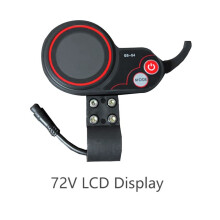 QS-S4 72V Przepustnica Kciuk WyśWietlacz LCD Miernik Tylko dla Zero 11X Skuter Elektryczny 6PIN Akcesoria do WyśWietlaczy