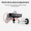 Projector Wall Mount Bracket Multi‑Angle Adjustable Foldable Aluminum Alloy Wall Support, Universal Projector Stand 8