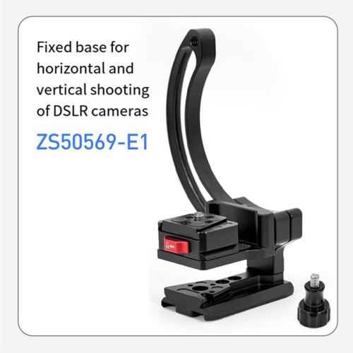 DSLR Camera Lens Support Bracket Semi-Circular Horizontal Vertical Quick  Mount for   Quick Release 2