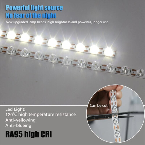 2PCS LED Light Strip Ra95 Fill Light 24V Super Bright Lighting Strip 3D Printer Accessories for  A1 1