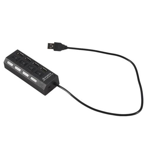 USB4 port 2 Splitter with  HUB 4-hole Independent  HUB USB2.0 hub Multifunction