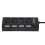 USB4 port 2 Splitter with  HUB 4-hole Independent  HUB USB2.0 hub Multifunction 7