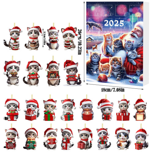 Herbruikbare kerstadventskalender met 24 deuren 1