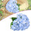 Artificial Hydrangea Bouquet Light Blue 35cm 2
