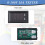 2Pcs Digital Voltmeter Ammeter  100V 10A Amp Voltage Current Meter Tester  + Red Dual LED Display Panel with Connect Wires 5