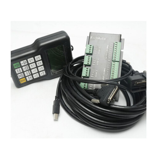 Para RichAuto DSP A11 CNC Controller A11S A11E A11C 3 Axis Motion Controller Remote para CNC Grabado Corte IngléS 1