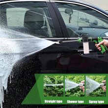 Idropulitrice con Ugello Rotante A 360, Tre Modalità di Spruzzo, Giunti Metallici, Pistola Ad Acqua Ad Alta Pressione