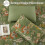 Queen Quilt Set 3-Piece Green Floral Microfiber 5