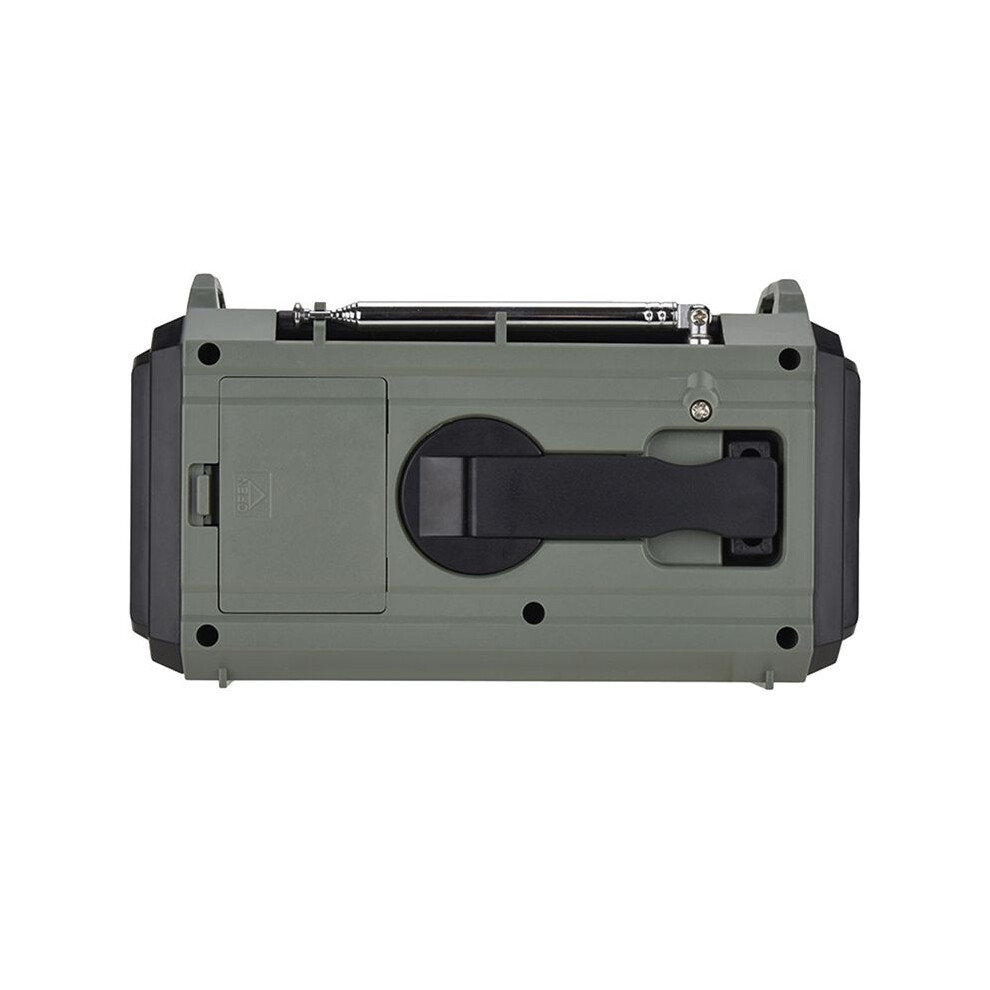 Hanrongda Hrd-905 Fm Multiband Radio Portable Charging Bank Supporting Solar Charging Lighting Portable Radio Sos Alarm-A 6034186060583