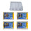 Minerador NerdMiner NMMiner 4X 1030KH/S + Suporte para 4 Slots com Tela Inteligente de 2,8 Polegadas Atualizada para Bitcoin, Criptomoedas e Loteria 4