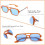 Γυαλιά ηλίου Vintage Aviator Small Frame της δεκαετίας του '70 για γυναίκες και άνδρες, 4