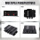 Power Amplifier Audio Karaoke Home Theater Amplifier 2 Channel Class D Amplifier USB/ AUX Input 6