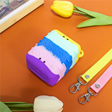 Farbige Silikonhülle für Bitzee Magicals Digital Pet 2, Waschbare Schutzhülle, Stoßfest, für Kinder-Handheld-Spielzeug C