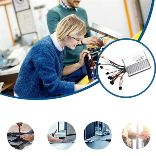 For JP 52V 25A Controller Brushless Motor+36-60V Dashboard Meter Kit for JP Electric Scooter Accessories