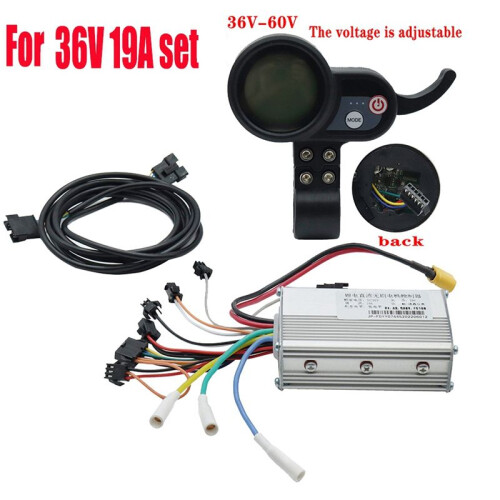 Para JP 36V 19A Controller Brushless Motor+36-60V Dashboard Meter Kit para JP Electric Scooter Accessories 2