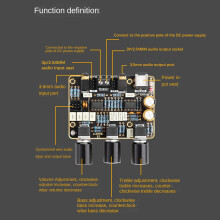 NE5532 Carte Audio de Tonalité de PréAmpli Carte D'Amplificateur de Puissance de Filtre Actif HIFI