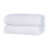 Solid Color Fleece Throw Blanket, 40"x60", Soft & Cozy for Couch/Bed/Sofa – White 2