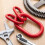 2 Pack Chain Sling Ring, Oblong Master Link Hoist Ring, 10360 Lbs, Grade 80 for Lifting Rigging Hardware, Red 5