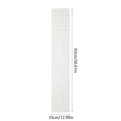 White Heart-Shaped Table Runner 33x93cm 2