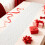 White Heart-Shaped Table Runner 33x93cm 4