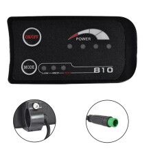 6PIN S810 E-Bike Meter LED Display 36V UART for Electric Bike Electric Bicycle Meter