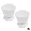 Coquetier en porcelaine GINTBN blanc simple 4