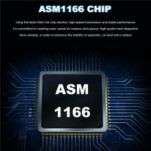PCIE to 6Gpbsx6-Port Expansion Card+ Cable M.2 MKEY PCI-E Riser Card M.2 NVME to SATA3.0 ASM1166 Support PM