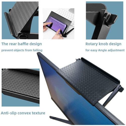 Wifi Router Shelf TV Top Adjustable Router Storage Rack Bracket Computer Player Stand Organizer Holder Storage Rack, S 1