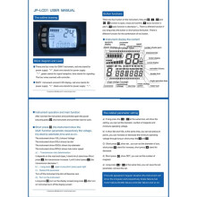 éCran LCD pour VéLo éLectrique 24V 36V 48V Scooter Moto Compteur de Vitesse éTanche Ebike Display