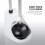 Ensemble ventouse WC, manche en aluminium, support blanc 4