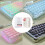 Pudding Keycap Set for Mechanical Keyboard RGB PC Gaming White 4